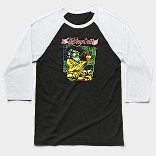 Motley Crue Smile Skull Baseball T-Shirt